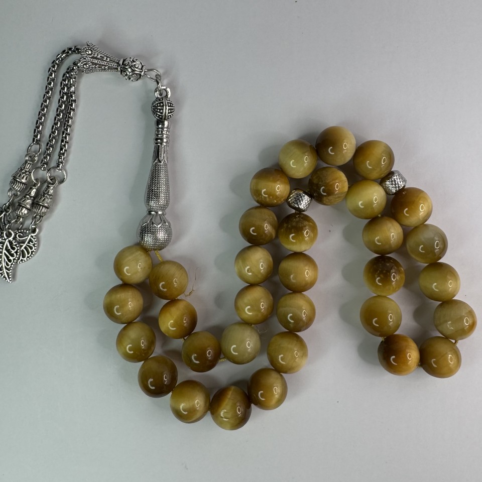 SR0012 High Quality Golden Tiger Eye Stone Rosary SR0012 High Quality Golden Tiger Eye Stone Rosary